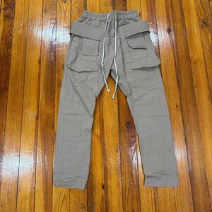 MNML Cargo Pants Rick Owens Creatch Style Beige Men's Size Medium